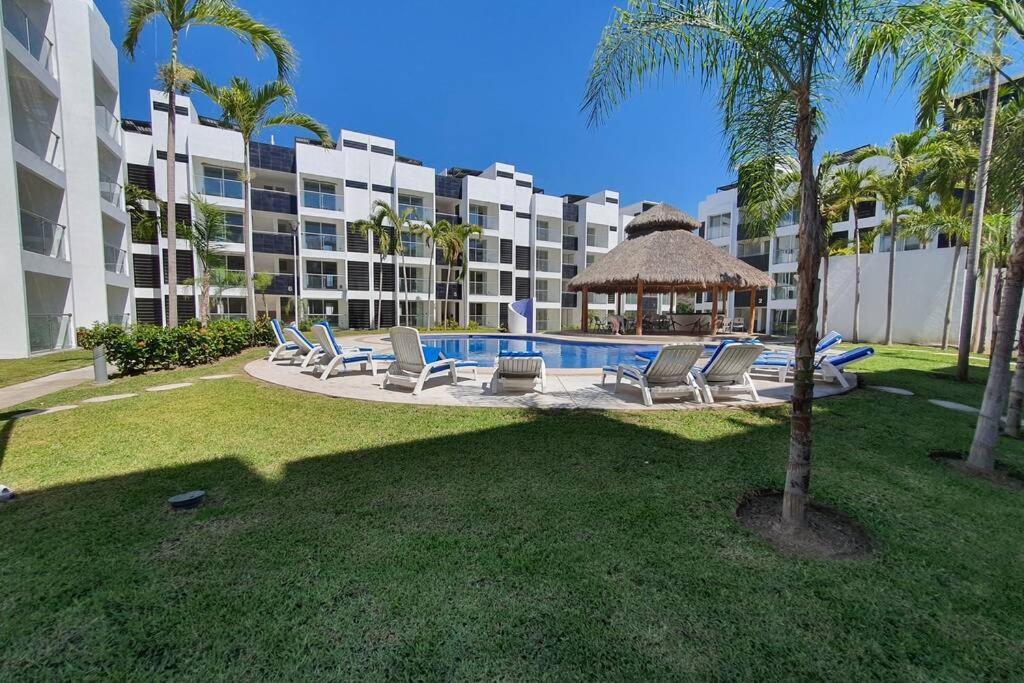 Апартаменты Departamento De Lujo En Manzanillo, Planta Baja Frente A La Alberca Экстерьер фото