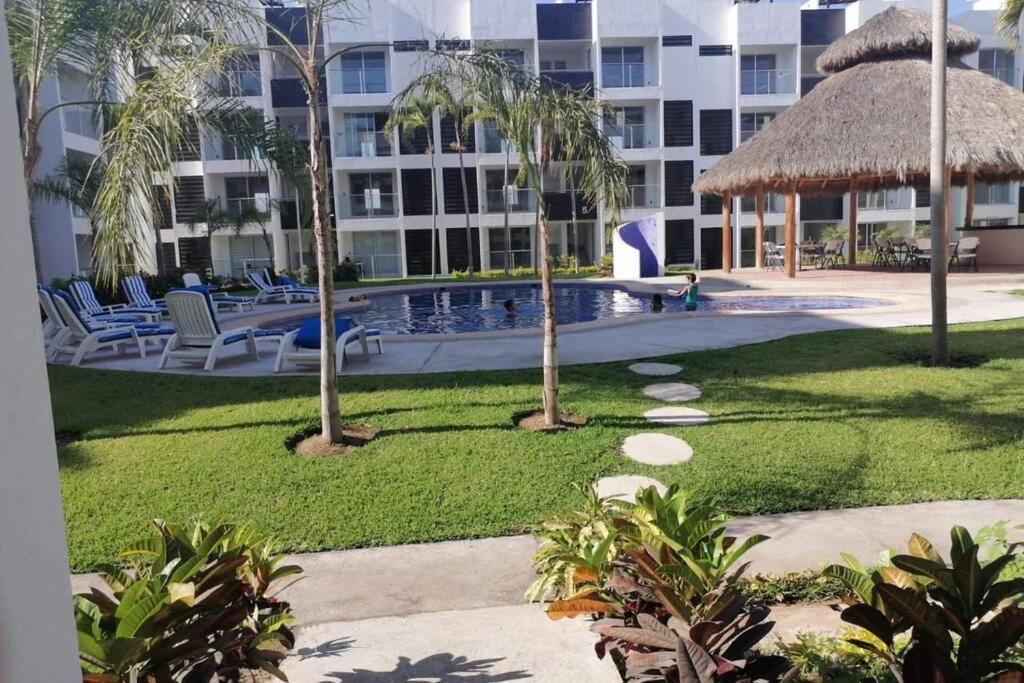 Апартаменты Departamento De Lujo En Manzanillo, Planta Baja Frente A La Alberca Экстерьер фото