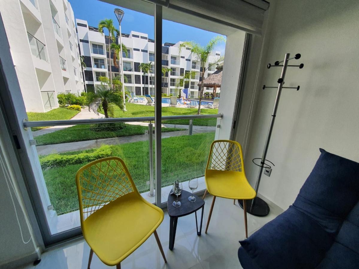 Апартаменты Departamento De Lujo En Manzanillo, Planta Baja Frente A La Alberca Экстерьер фото