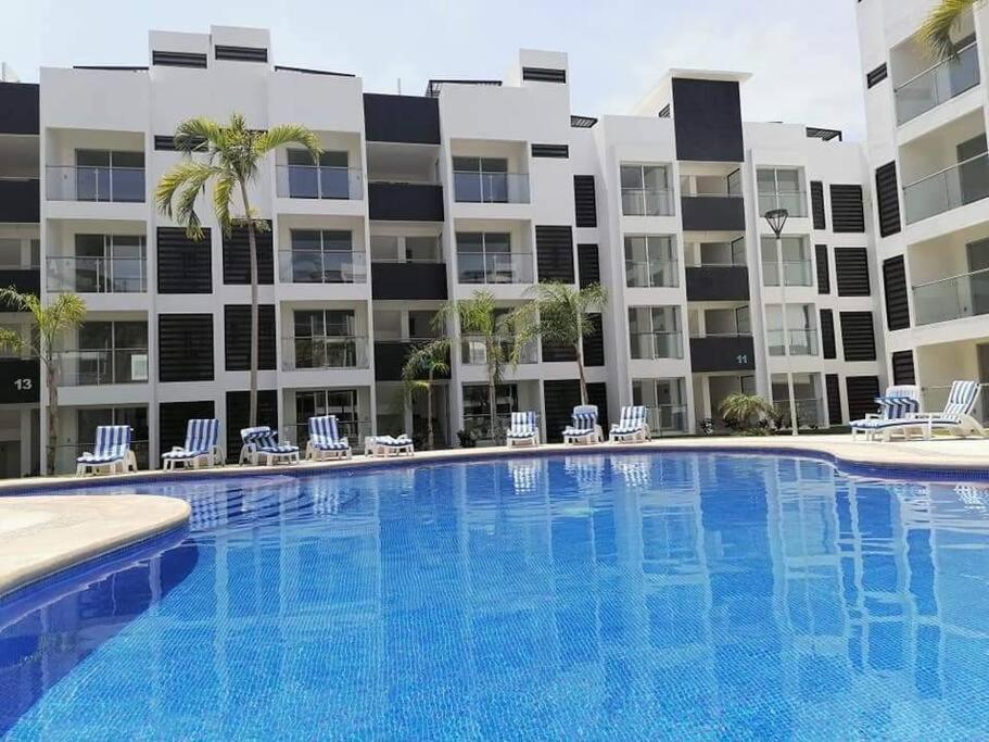 Апартаменты Departamento De Lujo En Manzanillo, Planta Baja Frente A La Alberca Экстерьер фото